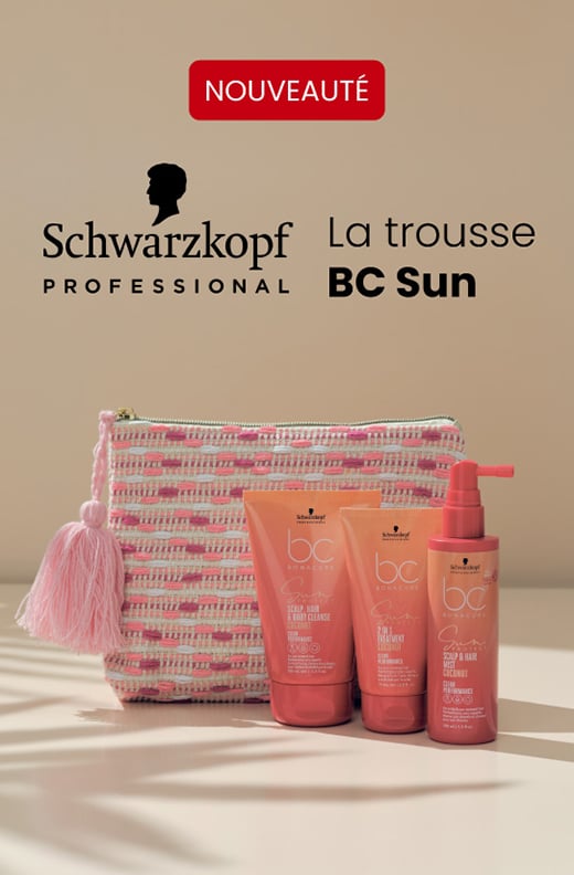 Découvrez la trousse BC Sun par Schwarzkopf avec les indispensables pour chouchouter ses cheveux en été ! 