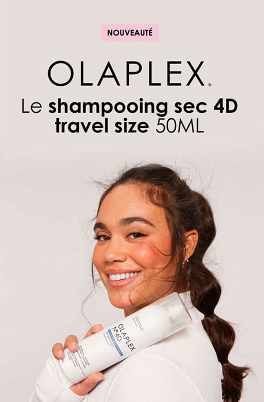 Découvrez le shampoing sec n°4D de Olaplex, désormais disponible en travel size !